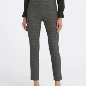Dark Grey Fia Printed Trouser with Stretch  (NWT)